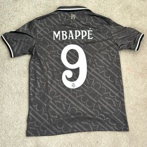 Mbappe Real Madrid soccer jersey third 24/25 black small new with tags sports